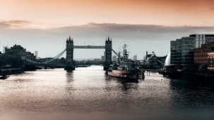 black-boat-beside-bridge-2611465-5